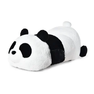 Panda Dog Bed Cuscino rialzato Supporto morbido peluche Panda a forma di letti per animali domestici carino