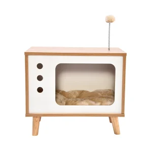 Großhandel hölzerne Katze Häuser