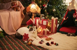 Рождественские товары для кошек-2