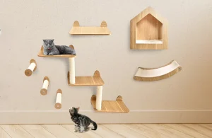 Настенные полки для кошек-0