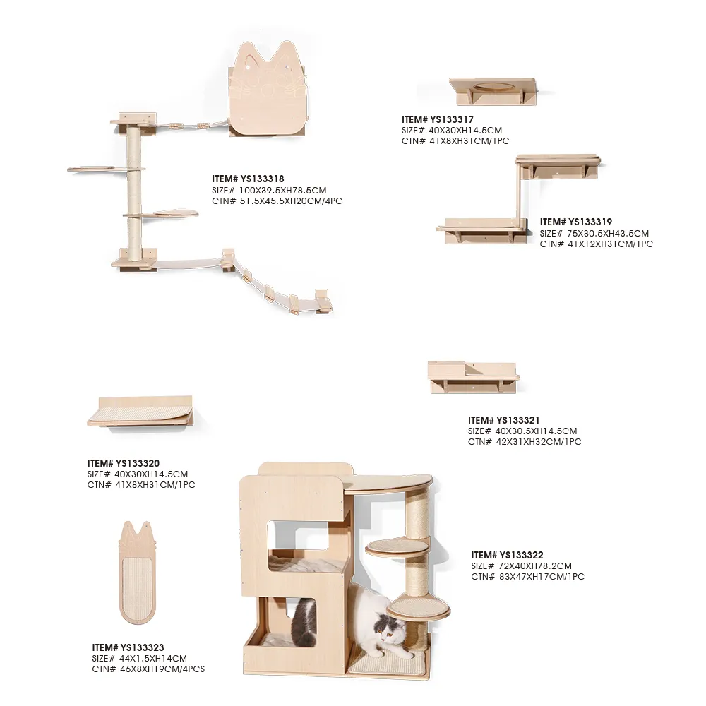 Groothandel Wandmontage Kattenplanken