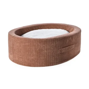 楕円形の犬用ベッド