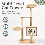Деревянная башня для кошек