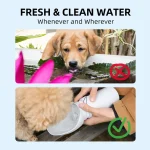 Складная бутылка для воды для собак Пить