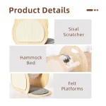 Albero per gatti di design moderno