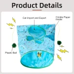 Top Crinkle Tunnel Cat Toy Manufacturer