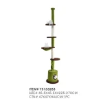 torre per gatti verde all'ingrosso