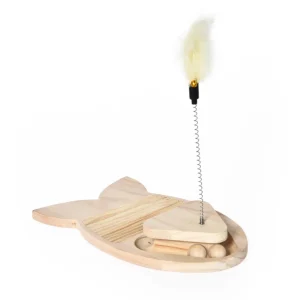 houten kattenkrabber