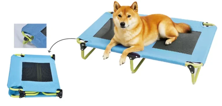 Cama elevada refrigerante para perros