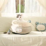 fabricación de camas de felpa para gatos