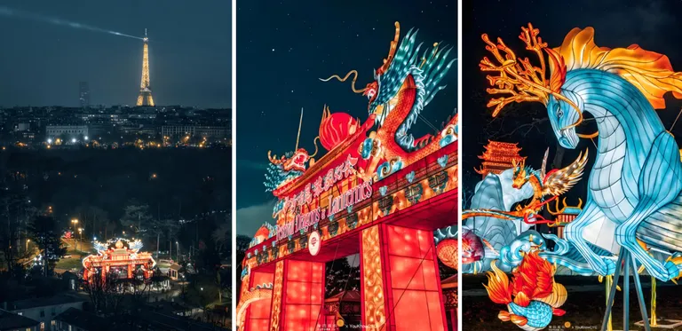 Yuyuan Lantern Festival On-site in Paris, France
