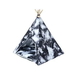 lit en forme de tipi pour animaux de compagnie