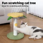 cat scracting tree factory