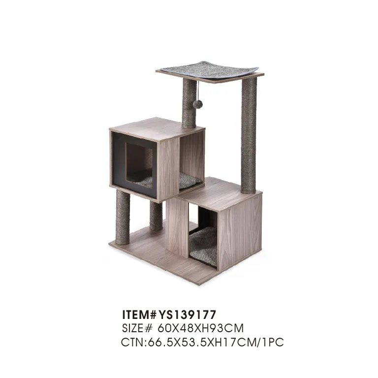 деревянное дерево для больших кошек