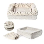large plush dog bed bulk