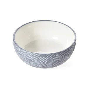 cuenco de cerámica blanco