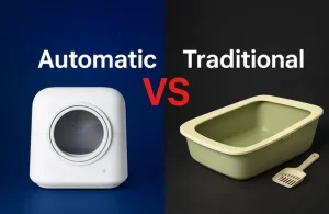 Bac à litière automatique vs bac à litière traditionnel