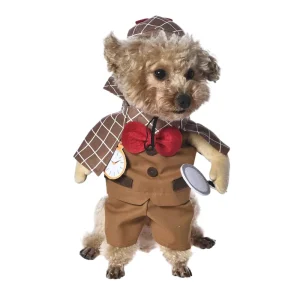 Disfraz de detective para perro