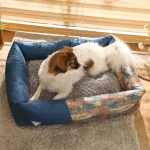 Dog Bed With Removable Cushion Custom