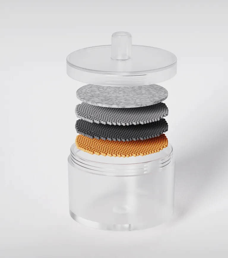 Effektive und austauschbare Filtration