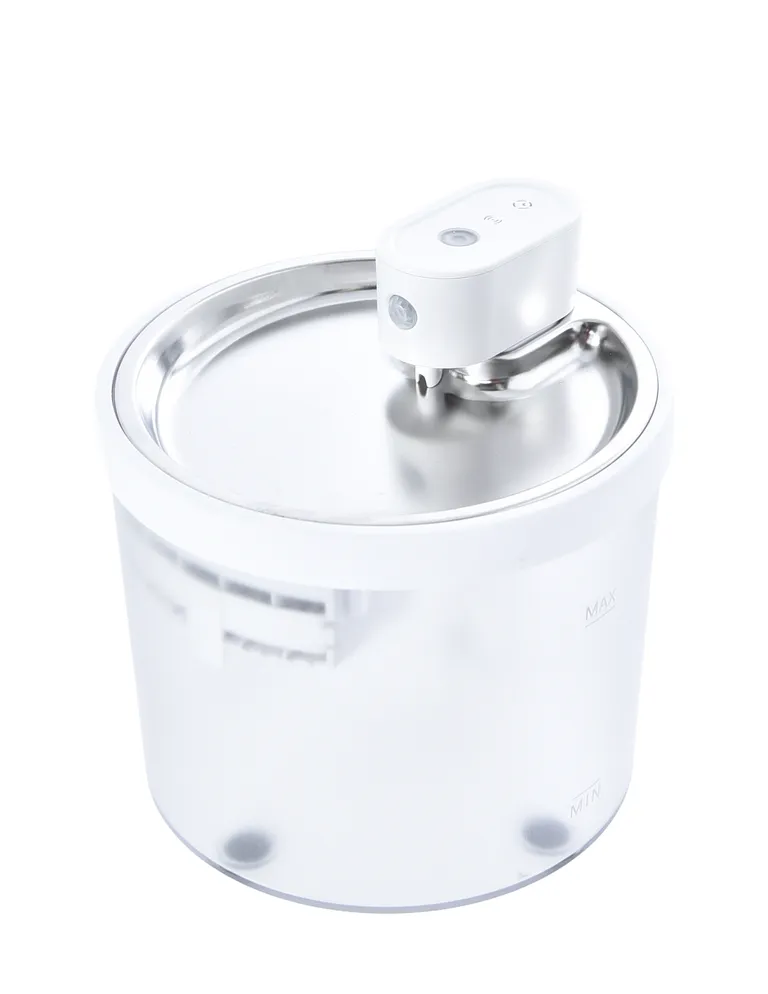 Katzenbrunnen aus Edelstahl