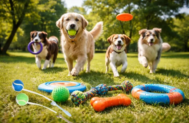 I migliori giocattoli per cani all'aperto