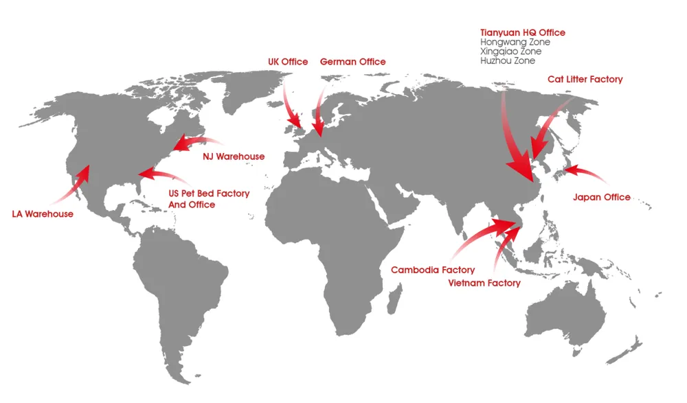 글로벌 반려동물 용품 제조업체