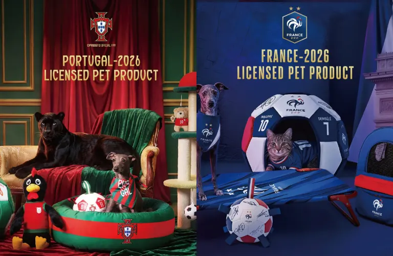 prodotti per animali domestici con licenza