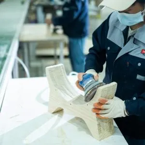 Levigatura accurata del legno