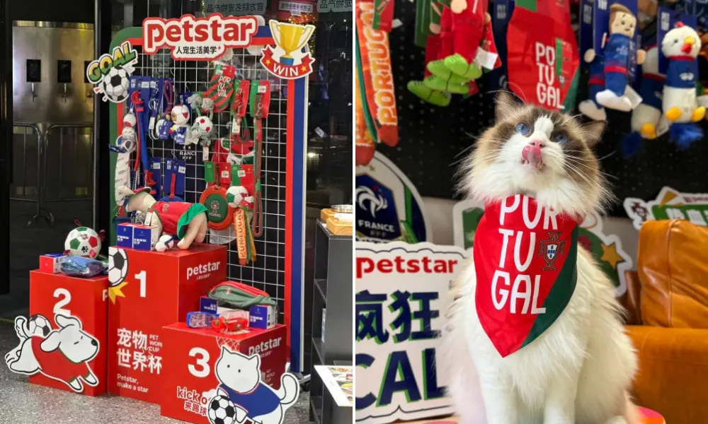 World Cup Elite National Team Pet Co-branded Product Offline Stores