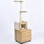 adjustsable floor to ceiling cat tree