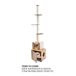 Il miglior albero per gatti da pavimento a soffitto