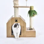 Stable floor to ceiling cat tree