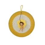 Natural Sisal Sunflower Cat Scratch Pad main