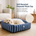 Pet Cuddle Bed with Recycled Plush Fabric bed