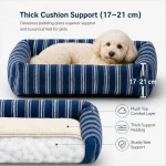 Pet Cuddle Bed with Recycled Plush Fabric foam