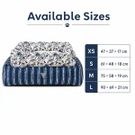 Pet Cuddle Bed with Recycled Plush Fabric size