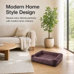Quilted Bolster Dog Bed
