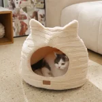cuccia a forma di grotta per cani e gatti