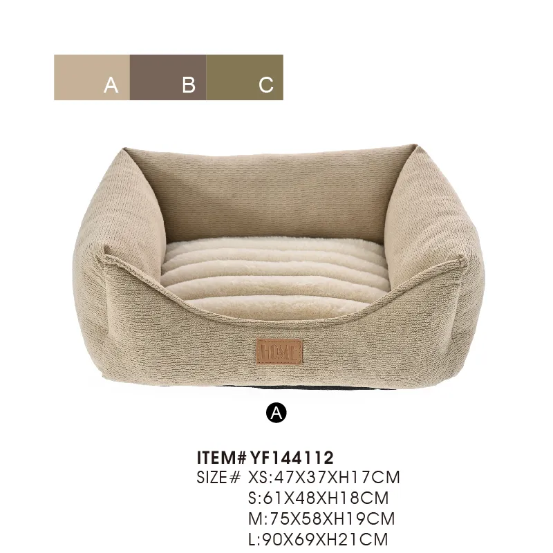 wholesale bolster dog bed