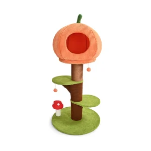 tree cat house front