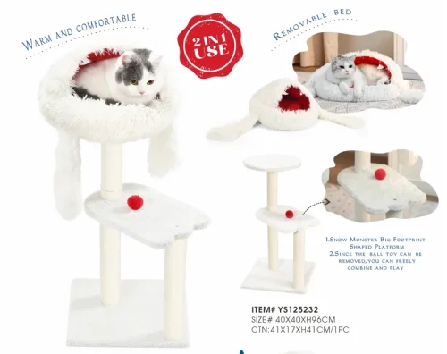 Snow Monster cat tree