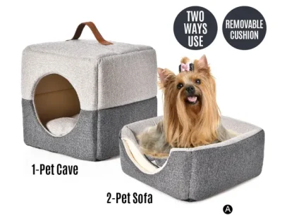 cama para toca de cachorro